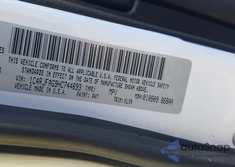 2017 Jeep Grand Cherokee Altitude 4X4 из США, поврежденный, VIN 1C4RJFAG9HC744693